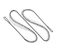 PATIKIL Remplacement de Corde d'arc, Corde d'arc Recourbée à 12 Brins pour Arc Classique Traditionnel AMO de 55 Pouces, Noir