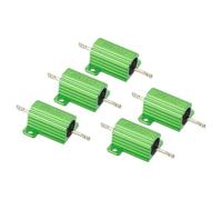 PATIKIL Résistance de Coque en Aluminium de 25W 12 OHM, 5 Pcs Résistance de Boîtier en Aluminium Résistances à Fil de Boîtier à Vis de Puissance de Tolérance de 5%, Vert