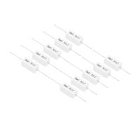 PATIKIL Résistances de 0,5 Ohm, 10 Pièces, Résistance en Ciment Céramique de 5W pour Adaptateurs d'Alimentation, Audio, Ordinateur, Télévision, Circuit Imprimé