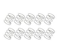 PATIKIL Ressort de Compression, 0,6 mm de Diamètre de Fil X 10 mm de Diamètre Extérieur X 10 mm de Longueur, 10 Pièces de Ressorts en Acier Inoxydable 304 pour Stylos, Assortiment