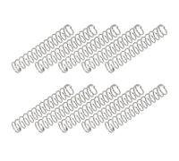 PATIKIL Ressort de Compression, Dia de Fil de 0,5 mm X OD de 5 mm X L de 30 mm, 10 Pcs 304 Ressort en Acier Inoxydable Extension Mécanique Petits Ressorts de Stylo Assortiment