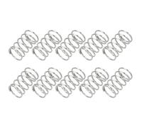PATIKIL Ressort de Compression, Dia de Fil de 0,5 mm X OD de 6 mm X L de 10 mm, 10 Pcs 304 Ressorts en Acier Inoxydable Mécaniques D'Extension de Petits Ressorts de Stylo Assortiment