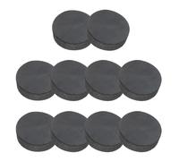 PATIKIL Rondelle Caoutchouc Ronde 10 Pcs Entretoise Anti-Vibration 15mm OD x 5mm Épais Patins pour Meubles pour Climatiseurs Lave Linge Fabrication de Joints Bricolage, Noir