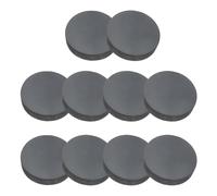 PATIKIL Rondelle Caoutchouc Ronde 10 Pcs Entretoise Anti-Vibration 25mm OD x 5mm Épais Patins pour Meubles pour Climatiseurs Lave Linge Fabrication de Joints Bricolage, Noir
