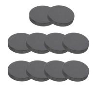PATIKIL Rondelle Caoutchouc Ronde 10 Pcs Entretoise Anti-Vibration 30mm OD x 5mm Épais Patins pour Meubles pour Climatiseurs Lave Linge Fabrication de Joints Bricolage, Noir