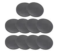 PATIKIL Rondelle Caoutchouc Ronde 10 Pcs Entretoise Anti-Vibration 50mm OD x 5mm Épais Patins pour Meubles pour Climatiseurs Lave Linge Fabrication de Joints Bricolage, Noir