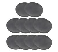 PATIKIL Rondelle Caoutchouc Ronde 10 Pcs Entretoise Anti-Vibration 55mm OD x 5mm Épais Patins pour Meubles pour Climatiseurs Lave Linge Fabrication de Joints Bricolage, Noir