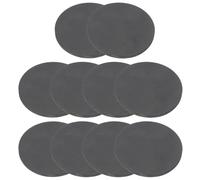 PATIKIL Rondelle Caoutchouc Ronde 10 Pcs Entretoise Anti-Vibration 75mm OD x 5mm Épais Patins pour Meubles pour Climatiseurs Lave Linge Fabrication de Joints Bricolage, Noir