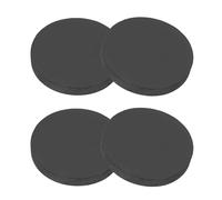PATIKIL Rondelle Caoutchouc Ronde 4 Pcs Entretoise Anti-Vibration 60mm OD x 8mm Épais Patins pour Meubles pour Climatiseurs Lave Linge Fabrication de Joints Bricolage, Noir