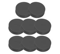 PATIKIL Rondelle Caoutchouc Ronde 8 Pcs Entretoise Anti-Vibration 25mm OD x 8mm Épais Patins pour Meubles pour Climatiseurs Lave Linge Fabrication de Joints Bricolage, Noir