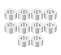 PATIKIL Rondelle Métal, 10pcs Entretoise Aluminium M4 pour Vis Écrous Boulons, Rondelles Plates Anti-Vibration Joint de Vidange 4.2mm Diametre Intérieur 8mm Diametre Extérieur 4mm Hauteur