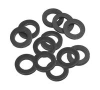 PATIKIL Rondelle Plate En Caoutchouc M14, Lot De 12, Diamètre Intérieur 14mm, Diamètre Extérieur 24mm, Épaisseur 3mm, Joint D'étanchéité Pour Robinet, Tuyau, Raccord De Serrage, Noir