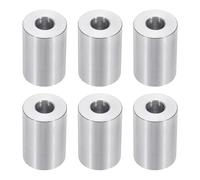 PATIKIL Rondelles en Aluminium M8, 6pcs Entretoise Métallique à Vis Ronde, Rondelle Plate pour Vis Tige Écrous Boulons, Bague d'Écartement en Métal 8.5mm ID x 20mm OD x 30mm Hauteur