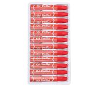 PATIKIL Rouge Pastels à l'Huile, 12Pcs Crayons à l'Huile Doux Bâton de Pastels Vibrants et Crémeux Fournitures d'Art pour Peinture, Dessin, Mélange de Graffitis pour Artistes Débutants