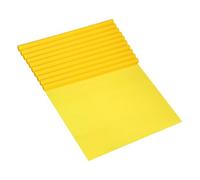PATIKIL Rouleau de Papier Crépon de 3,3 Pieds, 10 Rouleaux de 20 Pouces de Largeur de Feuille de Papier Doux pour la Fabrication de Fleurs Artisanales, l'Emballage de Fête, Jaune Vif