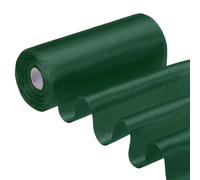 PATIKIL Rouleau de Ruban satiné 6 Pouces x 22 Verges, Ruban d'emballage Cadeau pour Kit de cérémonie d'inauguration Nœud de Voiture Écharpe de Chaise DIY Couture, Vert foncé