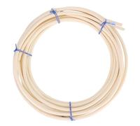 PATIKIL Round Reed Spline 7 m x 6 mm / 23 ft x 0.24 inch, Rouleau De Cane Webbing, Bobine De Rotin Reed Pour DIY Meubles Tissage De Panier Fournitures Réparation/Fabrication Vannerie, Bois