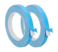 PATIKIL Ruban Adhésif Thermique2 Rouleaux 25m x 12mm x 0.2mm Ruban Adhésif Double Face Conducteur Thermique pour Dissipateur Thermique LED Modules GPU Ordinateur CPU Puce ICBleu