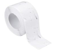 PATIKIL Ruban De Calfeutrage 1.5" x 10.5 Ft, Ruban D'étanchéité Autoadhésif Imperméable Pour Baignoire Bande De Calfeutrage Moulure D'étanchéité Pour Cuisine Salle De Bain, Gris Clair