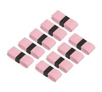 PATIKIL Ruban de Grip pour Raquette de Tennis de 43,3 Pouces, Lot de 9 Grips en PU Extensibles, Antidérapants et Absorbants pour Raquette de Badminton et Canne à Pêche, Rose Clair