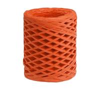 PATIKIL Ruban de Raphia 92 Mètres, 1 Rouleau de Ficelle de Papier Naturel pour Emballage, Crochet, Décoration de Boîte, Artisanat, Décoration de Vacances, Orange
