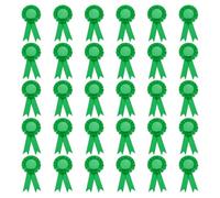 PATIKIL Ruban de récompense Naturel, 30 pièces Ruban de Prix Médaille de récompense Ruban de Gagnant Reconnaissance Participation pour compétition, événement du Sport et fête, Vert