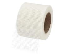 PATIKIL Ruban de Réparation pour Plaques de Plâtre, 4 Pouces x 164 Pieds Ruban de Réparation en Fibre de Verre Auto-Adhésif pour Joints de Plaques de Plâtre 8 Mailles Patch, Blanc