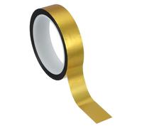 PATIKIL Ruban en film polyester métallisé 25 mm x 50 mètres, ruban décoratif métallique doré mat, ruban adhésif miroir pour détails, mur d'accent, arts graphiques, garniture bateau, murs