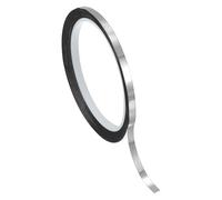 PATIKIL Ruban en film polyester métallisé 5 mm x 50 mètres, ruban décoratif métallique argenté brillant ruban adhésif miroir pour détails mur d'accent arts graphiques bateau murs