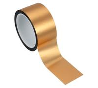 PATIKIL Ruban en film polyester métallisé 50mm x 50 mètres, ruban décoratif métallique jaune vert ruban adhésif miroir pour détails mur d'accent arts graphiques garniture de bateau murs