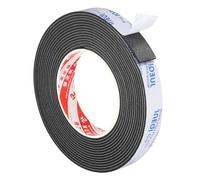 PATIKIL Ruban en Mousse d'Étanchéité de 5m/16,4ft, 20mm de Large et 2mm d'Épaisseur, Unilatéral pour Calfeutrage de Portes de Meubles, pour l'Isolation des Fenêtres et des Tuyaux, Noir