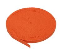 PATIKIL Ruban en Sergé de Coton 6mm (1/4") 10 Yards Ruban de Biais en Coton 100% Ruban de Garniture en Sergé à Chevrons pour La Couture, L'Emballage Cadeau, Orange