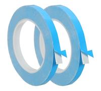 PATIKIL Ruban Thermique Adhésif2 Rouleaux 25m x 10mm x 0.2mm Ruban Adhésif Thermique Conducteur Double Face pour Dissipateur Thermique LED Modules GPU CPU Ordinateur Puce ICBleu