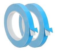 PATIKIL Ruban Thermique Adhésif2 Rouleaux 25m x 15mm x 0.2mm Double Face Adhésif Conducteur Thermique pour Dissipateur Thermique LED Modules GPU Ordinateur CPU Puce ICBleu