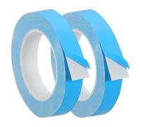 PATIKIL Ruban Thermique Adhésif2 Rouleaux 25m x 20mm x 0.2mm Double Face Adhésif Thermoconducteur pour Heatsink LED GPU Modules Computer CPU IC ChipBleu