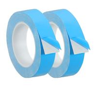PATIKIL Ruban Thermique Adhésif2 Rouleaux 25m x 30mm x 0.2mm Ruban Adhésif Double Face Conducteur Thermique pour Dissipateur Thermique LED Modules GPU CPU Ordinateur Puce ICBleu