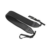 PATIKIL Sangle pour appareil photo en néoprène élastique souple et réglable résistant aux chocs pour le cou et l'épaule, noir, 120 cm