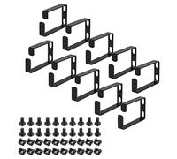 PATIKIL Serveur Support Câble Management D Anneau crochues, 10 Set Câble Câble Organisateurs Vertical Mont Accessoires pour Réseau Câbles Fibre Optique
