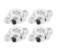 PATIKIL SHF12 Aluminium Linéaire Mouvement Tige Rail Serrage Guide Support, 4 Pcs pour 12mm Diamètre Arbre