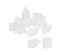 PATIKIL Silicone Extrémité Capuchon Prise Couvercle pour Bande Clarté, 20 Paquet IP67 Étanche avec 2 Trous Fit 5050 10 mm Large LED Bande Clarté, 2 Styles Inclus