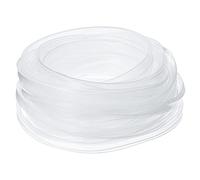 PATIKIL Silicone Tube Manche, 2 Paquet Plat Flexible IP67 Imperméable Protection Couverture Apte 3528/2835/3014 8mm Large Bande LED, Transparent