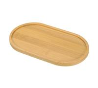 PATIKIL Soucoupe en Bois de Bambou, Plateau de Drainage Rectangulaire de 7,3 x 4 Pouces pour Plantes Bonsaïs et Pots Succulents pour la Maison et Le Balcon