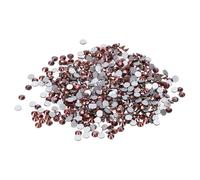 PATIKIL SS6/1440Pcs Strass en Verre Diamanté Pierres Ton Or Rose