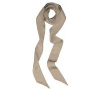 PATIKIL Stylish Ribbon Scarf, Solid Color Skinny Scarf Pure Long Neckerchief Silk Necktie Belts Sash Hair Scarves Headband Ribbon Tie Pour Women, Dark Khaki