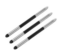 PATIKIL Stylo éponge mélangeur d'artiste, 3 pièces Petit Stylo à Double tête réutilisable pour estomper Le Dessin de L'Artiste Brosse à Dessin pour mélanger Les Couleurs, Argent
