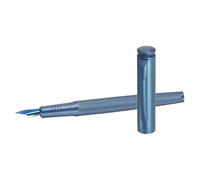 PATIKIL Stylo Plume Extra Fine En Titane Black Forest Bleu | 1 Pack, Calligraphie Écriture Fluide Convertisseur Rechargeable Bureau Professionnel Journal Calligraphie Cadeau