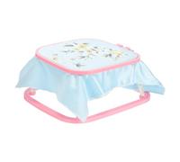 PATIKIL Support à Broder Carré 9,4" x 8,7", Support de Point de Croix Réglable en ABS Plastique Mains Libres à 2 Niveaux, Cadre à Broder pour Arts de la Couture, Travaux d'Aiguille, Rouge