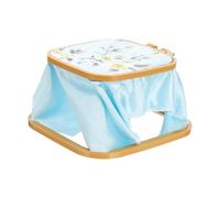 PATIKIL Support à Broderie Carré 18x17 cm (7,1" x 6,7"), Cadre à Broderie Ajustable en ABS Plastique à 2 Niveaux sans les Mains pour Punch Needle, Couture, Artisanat, Couleur Kaki
