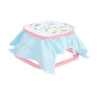 PATIKIL Support de Broderie Carré 7,1" x 6,7", Support de Broderie en Plastique ABS Réglable à 2 Niveaux Mains Libres pour Arts de Couture Travaux d'Aiguille Cadre à Poinçonner, Rouge