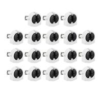 PATIKIL Support de Lampe Fluorescente T5, Paquet de 18, Base de Lampe G5, Douille de Tube Fluorescent LED 500 V, Type Tournant Non Shunté Support Lampe de Remplacement, 22 x 26 x 17 mm